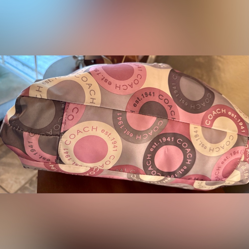Coach Ashley Multicolor Signature Tote - Picture 9 of 9